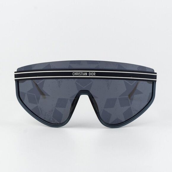 Dior Women Sunglasses Matte Blue Silver Mirrored DIORCLUB M2U 31B7 BRAND NEW main image 9